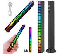 LED RGB AK. Colonne décorative USB - performance musicale 18 cm