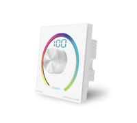 Led RGB light strip controller DC12V 24V input 4Ax3CH 3 channels 144W output Led RGB light strip dimming controller 0-100 display(RGB panel)