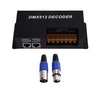 Led RGBW Strip DMX512 Decoder DC12V 24V Input 5A 4 Channel 480W Output Led RGBW Strip PWM DMX512 Slave Controller