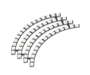 LED Ring 5V RGB, Panneau de Lampe LED 60 Bits, Module D'éclairage LED RGB WS2812 5050, Couleurs Complètes Lampe Anneau Lumineux LED pour la Décoration de la Maison