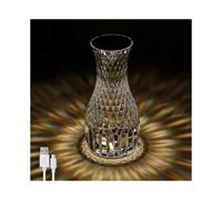 Led Rose Diamond Table Lamp Acrylic Bedside Crystal Night Light 16 Colors Changing Rgb Romantic Night Lamp with Remote