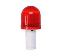 LED Route Cône Dôme Lumière Balise Rouge Professionnelle Feux D'avertissement équipement De Sécurité Routière Pour la Construction Quai de la Circulation Marine(Road Cone Dome Light-Rouge)