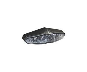 LED Ruecklicht - Koso Infinity mit Kennzeichenbeleuchtung - Rauchglas E-geprüft