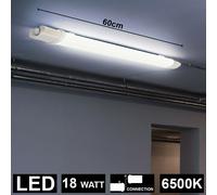 LED Salle de Bain Lampe Lumière Du Jour Industrie Garages Couvrir Humide Espace