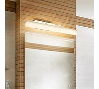 Led Salle Den Miroir Lumière 2 Couleur Température Maquillage Lumière Imperméable Anti Brouillard Salle Den Cabinet Mur Lumière En Aluminium~/White~Warm Light 80Cm