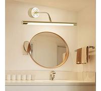 Led Salle Den Miroir Lumière Miroir Lampe de Cabinet, 240 ° Angle de Rotation Lumière Murale, Étanche Anti Brouillard Éclairage Den Résistant À L'Humidité/62Cm11W