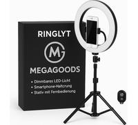 LED Selfie Ring Lampe USB Télécommande Photographie TikTok YouTube Trépied FR.