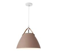 LED Semi-Flush Mount Light Triangle Chandeliers Fixture with Wire Length E27 Fitting(Brown,27 * 30cm)