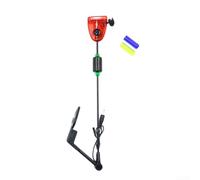 LED Signaler de pêche à la carpe avec sensibilité réglable et clip de ligne pratique pour une pêche réussie (rouge)
