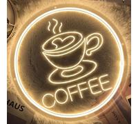 LED signe café Bar enseignes au néon Café LED lumières vin mur décoratif lampes de nuit décoration de fête lumière USB luminosité réglable