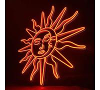 LED signe coucher de soleil enseignes au néon vagues Led maison mur lumières décoratives lever du soleil lampes de nuit montagnes décoration lumière USB luminosité réglable