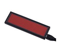 LED Signe Défilement Signe Nom Badge Panneau d'affichage du Message Programmable 3.7v 240mA Alimentation USB avec Batterie Intégrée 110V