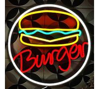 LED signe Snack enseignes au néon nourriture LED lumières magasin mur décoratif pop-corn lampes Pizza Burger Tacos décoration lumière USB luminosité réglable