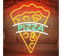 LED signe Snack enseignes au néon nourriture LED lumières magasin mur décoratif pop-corn lampes Pizza Burger Tacos décoration lumière USB luminosité réglable