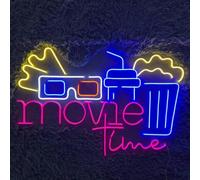 LED signe Snack enseignes au néon nourriture LED lumières magasin mur décoratif pop-corn lampes Pizza Burger Tacos décoration lumière USB luminosité réglable