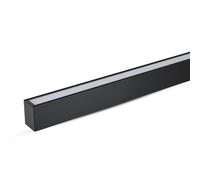 1 pz LED Linear Light Samsung Chip 40W Hanging Suspension Black Body 6400K 1200X