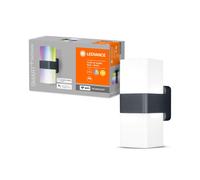 Ledvance Endura Pro Cube Applique LED Smart+, gris foncé, 2 foyers Ce luminaire comporte des modules à LED prémontés de classes énergétiques A A++, A+, A