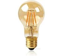 Nedis Wifi Smart Led-Filament-Lampe (Wifilc10crgu10) - E27, A60, 5 W, 500 Lm, Or Doré