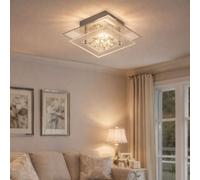 Led-Smd Luxe Mur Bureau Lampe Couvrir Couloir Chrome Verre Transparent Éclairage