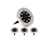 Led Solaire D'Extérieur Chemin de Lumière Spot Lampe de Jardin Jardin Pelouse Paysage 4Pc Imperméable Djzs160