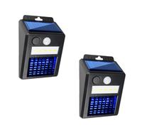 LED Solaire Insectes Lampe Anti Moustique, Portable Répulsif étanche UV Lampe Anti Moustique Killer Lampes pour Extérieur sans Fil Lampe Moustique pour Chambre Jardin Camping (2 Pack)