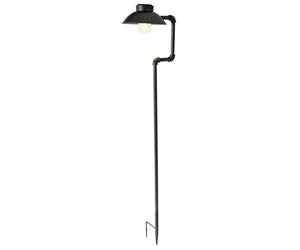 LED Solaire Lampe Extérieure Jardin Chemin Éclairage Ground Spike Plug Luminaire Antique Noir HARMS 507097