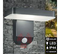 LED SOLAR applique murale façades lampe de jardin spot extérieur anthracite détecteur de mouvement Réalité lumières R22261142