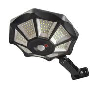 Led Solar Flood Light, Projecteur de Détecteur de Mouvement - Lampes de Capteur LED 168 de Jardin Extérieur Étanche | Éclairage de rue à induction solaire Télécommande pour courir la nuit