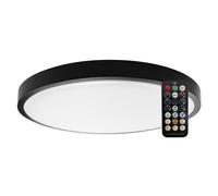 LED Solution Noir Luminaire à LED rond 350mm 24W IP44 avec capteur de mouvement MW et DO 76701