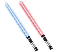 LED Sound Light UP Sword Jouet de Télescopique Extensible et Pliable pour Enfants avec 7 Modes de Changement de Couleur Effets Sonores Réalistes Poignée Ergonomique (Télescopique)