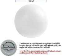 LED Spa Light Piscine flottante IP68 couleur étanche Changement de bain nuit f��r Cadeau Party Jacuzzi Intérieur Extérieur Décor