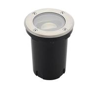 LED Spot encastrable dans le sol Doris (Moderne) en Gris Aluminium (1 lampe,à), Luminaire d’extérieur pour jardin la terrasse balcon & maison