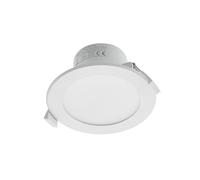 LED Spot encastrable Rida à intensité variable (Moderne) en Blanc Aluminium e. a. pour Salle de bain (1 lampe,à), Projecteur, lampe encastrable, plafonnier, applique