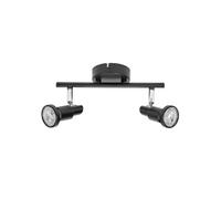 LEDVANCE LED Spot 2X3.4W 927 GU10 BK LEDV, 6.8 W, Noir, 2 projecteurs