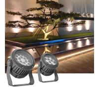 LED Spot Light - LED Exterior Flood Light, Imperméable IP65 90 ° Lumière De Paysage Rotative, Lampe À Faisceau Étroit D'irradiation AC85-265V, Pour La Pelouse De Jardin De L'hôtel(Green,24W-AC85-265V)