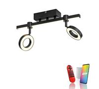 LED Spot Plafonnier Variateur Changement de Couleur Télécommande L:41,5cm Salon