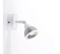 LED Spotlight, 3W LED Multi Angle Adjustment Wall Lamp with on/Off Switch, Picture Display Accent Light for Cabinet Showcase Jewellery Wall Artwork(Metal, Hardwired)