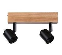 LED Spotlight Arvid E27 230V max. 2x20W gradable Noir Noir G