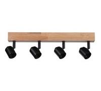 LED Spotlight Arvid E27 230V max. 4x20W gradable Noir Noir G