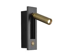 LED Spotlight, LED Headboard Wall Light Sconce, Bedroom Reading Light Recessed Push Wall Lamps, Hotel Bed Side Decorative Wall Sconces 350° Rotatable 92° Foldable 3000K