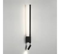 LED Spotlight, Linear Long Tube Wall Lamp, Ultra-Thin Bedside Reading Light, Metal Flute Wall Sconce with Adjustable, Wall Lights for Bedroom, Corridor