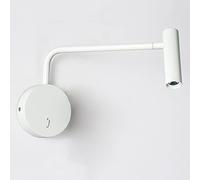 LED Spotlight, Reading Light Sconces 3W LED Headboard Wall Lamps, Adjustable Long Arm, Wall Mounted Accent Lamps for Bedroom Hotel Project Office[Energy Class A++]