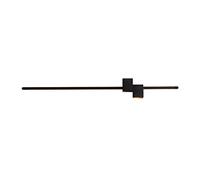 LED Spotlight, Ultra-Thin Linear Wall Light, Black Metal Strip Wall Lamp with Up and Down Lighting, LED Wall Sconce - 3000K, Bedside Decorative Wall Lights, Wall Lamps