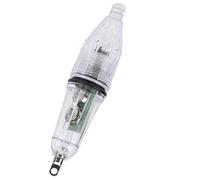 LED Squid Lure Lumière Haute Luminosité Imperméable À l'eau Lampe De Pêche avec Deux Modes D'éclairage pour la Pêche en Mer Seiche Poulpe Attirer en Plastique 12cm 4.7in (Feu Vert)