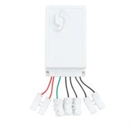LED String Variateur -04, 2/4 canaux pour contrôle de la luminosité, contrôleur de lumière sans soudure pour guirlandes lumineuses LED, économie d'énergie pour décoration et événements, blanc (D)