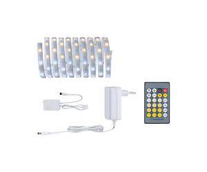 LED Stripe dimmable avec télécommande rétroéclairage LED bande autocollante lumière d'ambiance, couleur de lumière réglable, 11W 690lm blanc chaud-blanc froid, L 300 cm