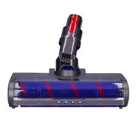 LED suceur turbo électrique suceur aspirateur rouleau souple brosse compatible avec les aspirateurs Dyson comme V7 V8 V10 V11 V15 / incl. rouleau souple, interrupteur à bascule