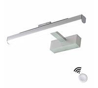 Led Sur La Lumière Miroir Avec Télécommande Usb Rechargeablegnoire Lumière Murale Maquillage Portable En Alumiimperméable Lumière Miroir Salle Den Avec Commutateur 6500K Lampe de Cabinet Réglable/83Cm
