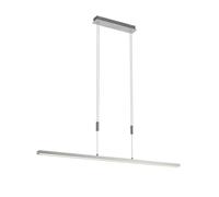LED Suspension Myron (Avec variateur d'intensité tactile) à intensité variable (Moderne) en Gris Aluminium e. a. pour Salon & Salle manger (1 lampe,à), Suspension, lampe, plafonnier, plafonnier