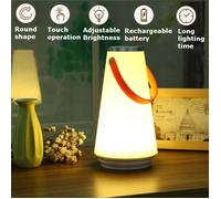 LED Tactile Veilleuse Lampe Lanterne Chevet USB Rechargeable 1200 mAh Dimmable
